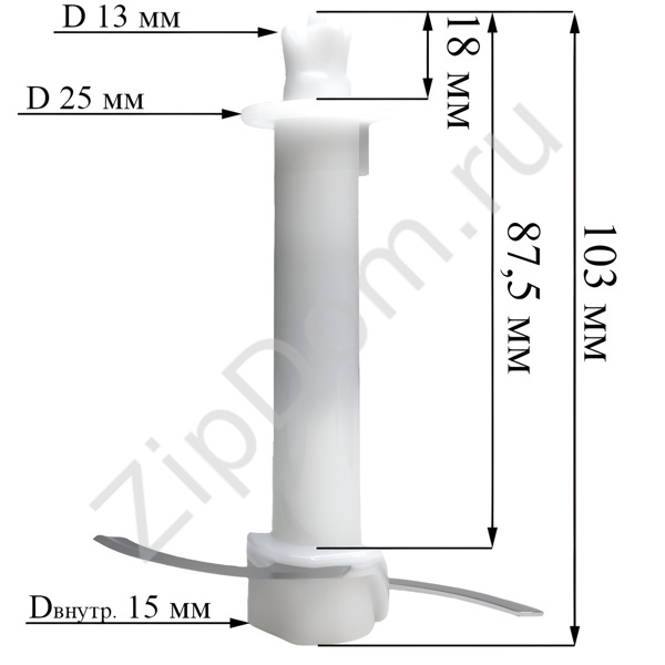 Нож измельчителя (350мл) блендера BRAUN BR64188645