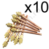 Клапан шредера (заправочный) 50 мм, Ø 6,3*0,4 WJ DXF для холодильников (комплект 10 шт)