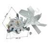 Вентилятор обдува духовки GORENJE 259397, COK400GO 28W, 220-240V, шток 26мм, Ø-148мм (с крыльчаткой)